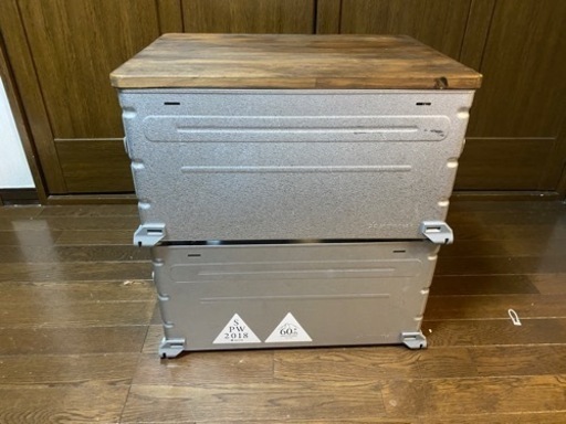 スノーピークシェルフコンテナ502セット　天板付き