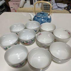 急須、湯呑みセット①