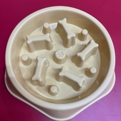 わんちゃん　早食い防止皿　新品