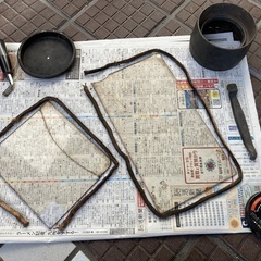 薪ストーブ　鋳物　煙突一式の画像