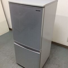 （12/9受渡済）JT7912【SHARP/シャープ 2ドア冷蔵庫】美品 2019年製 SJ-D14E-S 家電 キッチン 冷蔵冷凍庫 左開き 137L