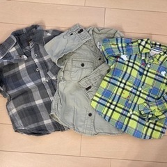 子供用　長袖薄手シャツセット