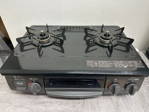 超美品　リンナイ ガステーブル 都市ガス用 2023年製 KG35NBKL