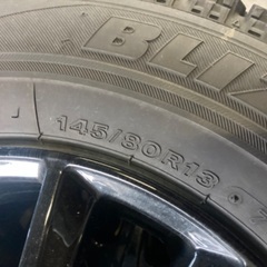 145/80R13 軽スタッドレス！ブリザックVRX 2019年の画像