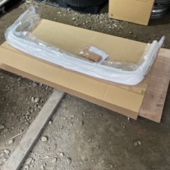 ダイハツ 500系 ハイゼット ジャンボ・ハイゼット フロントスポイラー（LED付） 無塗装 軽トラ カスタム パーツ 軽トラックの画像