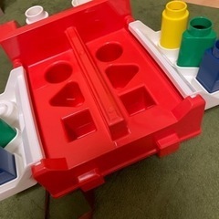 まる三角四角　車　知育玩具の画像