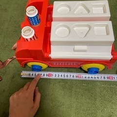 まる三角四角　車　知育玩具の画像