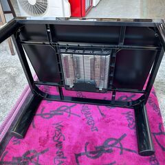 【動作保証あり】NITORI ニトリ 2020年 GK8060BK 800x600mm 長方形 カジュアル こたつ【管理KRK898】の画像