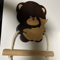 くまさんのタオル掛け