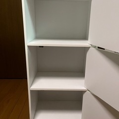 扉付きカラーボックスの画像
