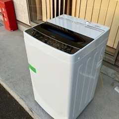 【引取/美品】2021年製 Haier ハイアール 洗濯機 5.5kgJW-C55D 取扱説明書付き
