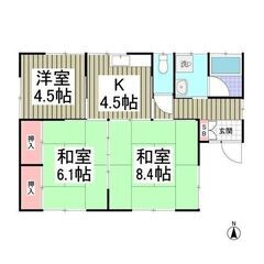★家電レンタル対象物件★3K戸建て　家賃4.7万円・★長井貸戸建Ⅱ　 − 群馬県