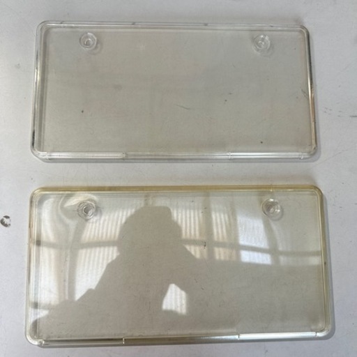 ナンバー フレーム カバー クリア 黄ばみ 2枚セット フロント リア 車用 カスタム オービス アクセサリー