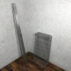 🔷🔶🔷WY9/53 スチールラック メタルラック W91×D46×H173cm 4段 収納ラック 収納 ※解体済み ★直接引き取り歓迎◆🔷🔶🔷の画像