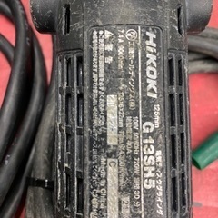 🌲【電動工具】ハイコーキ125mmディスクグラインダ【電動工具高価買取･地域最大の販売面積アールワン田川】の画像
