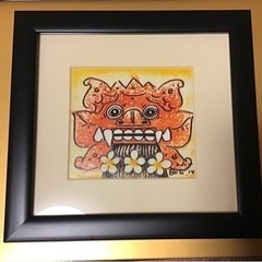 貴重　パラオ　絵画　アジアン　南国風　お土産