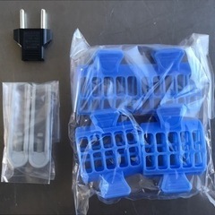 E65★未使用!日立◇ホットカーラー◇30mm〜45mm◇8本セット◇旅行 簡単クリップ採用◇HR-80Fの画像