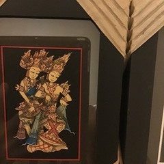 貴重　パラオ　絵画　2点　アジア雑貨の画像