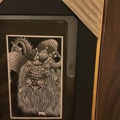 貴重　パラオ　絵画　2点　アジア雑貨の画像