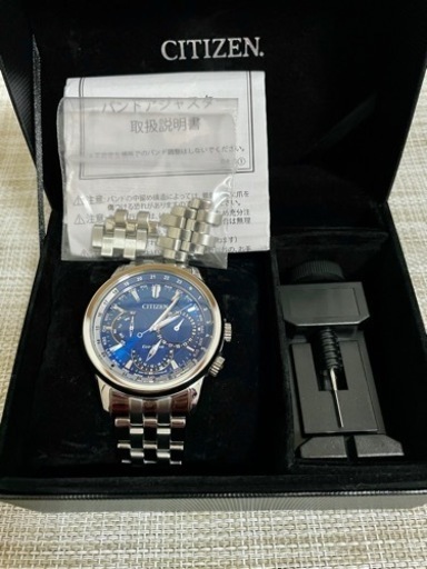 [未使用保管美品/付属品多数/稼働品]CITIZEN シチズン エコドライブ/8729-R005791/トリプルカレンダー/腕時計