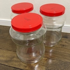 ビン3点セット　漬け物等に