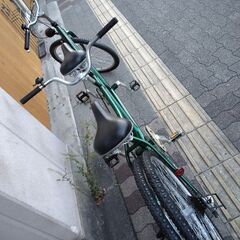 【希少】mark Ag[マークエージー]Tridem Project(トライデム プロジェクト)26吋二人乗り自転車 外装7段/ダークグリーンの画像