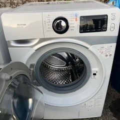 アイリスオーヤマ2019年製7.5㎏ドラム式洗濯機HD71 動作確認済み　IRIS OHYAMA 早い者勝ち！の画像