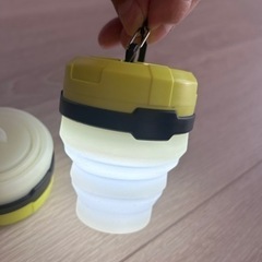 キャンプ用LED ランタン乾電池式二つ