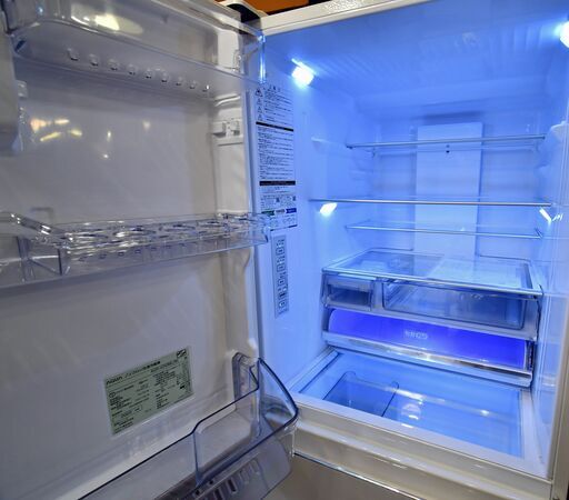 ●新春特価！！●超美品(^^♪●近郊配送可(^^♪●2022年製　AQUA　4ドア　430L　冷蔵庫　AQR-VZ43ML　中古品●相