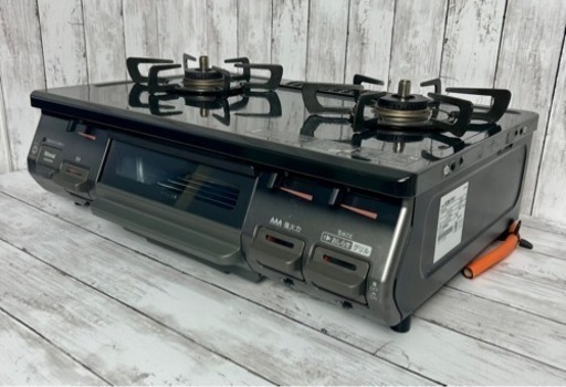 お引取り限定 美品 20年製 リンナイ LPガス用コンロ ガステーブル KGDM67BKR グリル未使用