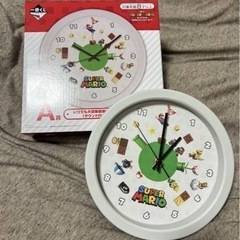 セブンイレブン1番くじ　スーパーマリオ　掛け時計