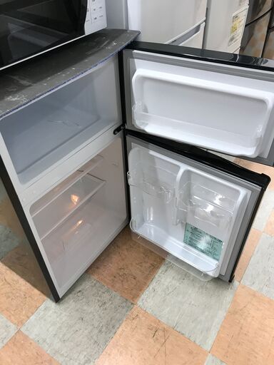 冷蔵庫 A-STAGE 注文 ARM-90L02BK 2019年製 ※動作チェック済/当店6ヶ月