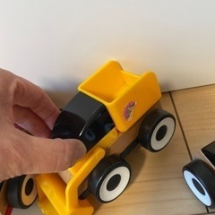 木製組み立て自由　ミニカー　3個の画像