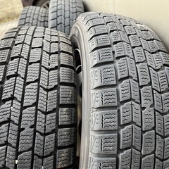 12/9お譲り完了/溝有だけどボロい155/65R13スタッドレス4本セット！の画像