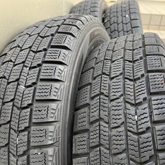 12/9お譲り完了/溝有だけどボロい155/65R13スタッドレス4本セット！の画像