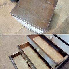 レトロ 小引き出し 10段 書類ケース 書類入れ 小物入れ 小物収納 小抽斗 古道具　/TJ-1540 2Fの画像