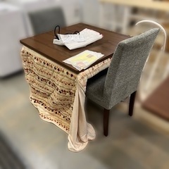 こたつテーブル イス セット 80×80×70cm