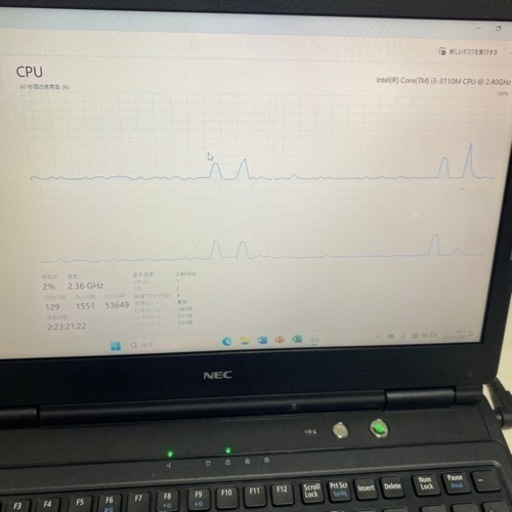 【Windows11、新品SSD搭載】NEC ノートパソコン VersaPro VL-F 第3世代Core i3