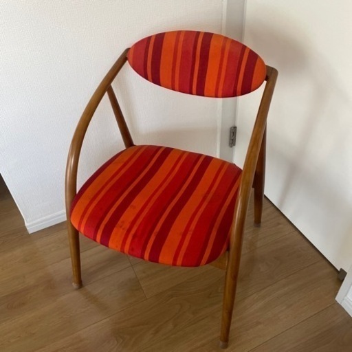 最終価格！オールドマツダ、Matsuda 北欧ライクアームチェア、キツツキマーク、椅子