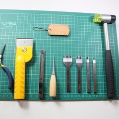 初心者向けレザークラフト教室（キーホルダー作成）