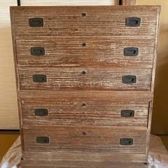 受け渡し予定者決まりました。レトロな古い和箪笥その2  引き取り限定