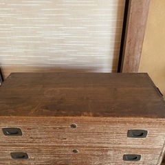 受け渡し予定者決まりました。レトロな古い和箪笥その2  引き取り限定の画像