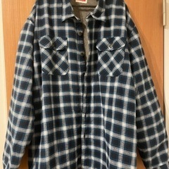 ① Wrangler ラングラーのボアジャケット　ネルシャツの画像