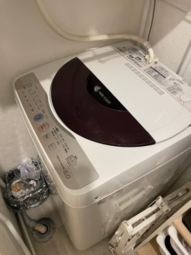 シャープ6キロ洗濯機