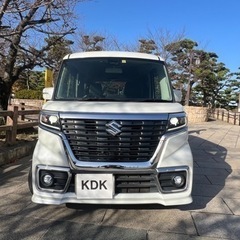 スペーシアカスタム！ハイブリッドXSターボ！装備充実！車検付き即...