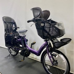 関東全域送料無料　業界最長12ヶ月保証　電動自転車　ヤマハ　パスキスミニ　20インチ 8.7ah パワフル　紫色