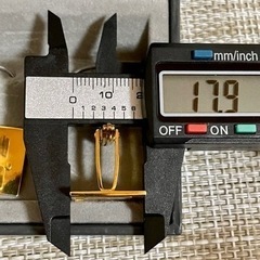 [未使用保管美品]ダンヒル dunhill カフスボタン/ボックスデザイン/ゴールド/シルバー/アクセサリーの画像