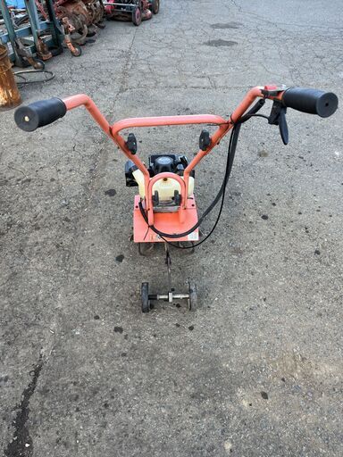整備済 かけ易く 折り畳め 片手で持てる 日立工機 タナカ 2サイクル 30.7cc 耕運機 TUH31E(P) 移動輪付 家庭菜園向 現物確認 初期不良対応