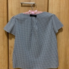 rew de rew ギンガムチェックブラウスの画像