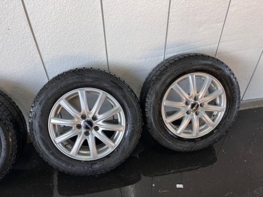 30プリウス外　４本セット　195/65R15 7分山　ピレリ　スタッドレス　アルミホイール付き　